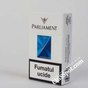 Buy Parliament Aqua Blue for 4.8$ per pack. Free Shipping. Nicotine - 0.5 mg, Tar - 6 mg. Buy quality cigarettes at cheap price at CigsSpot.com